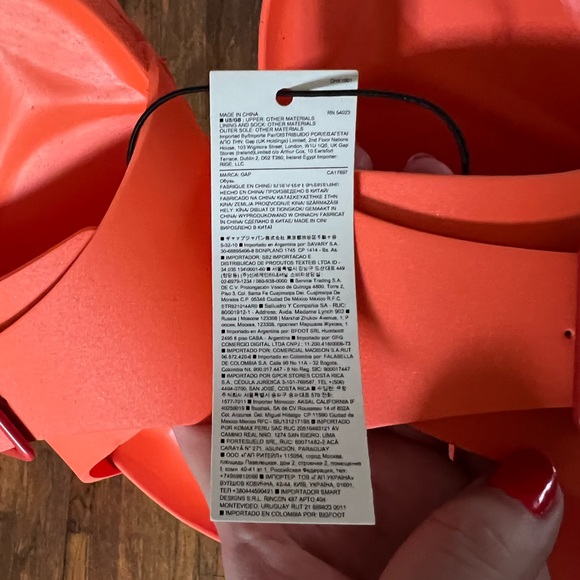 Bright Orange Rubber Pool Slides - Picture 8 of 8